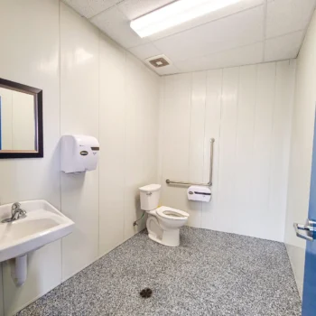 devos car wash bathroom