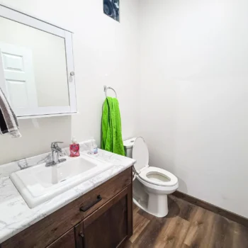 inside foth ventures bathroom