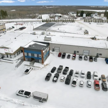 Bourgeault Tillage Tools exterior aerial view