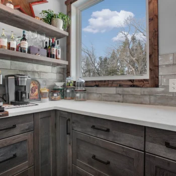 Drop-Tine Ranch kitchen with Zak's custom cabinetry