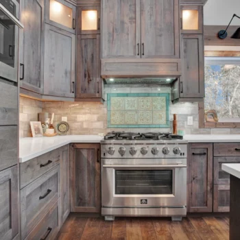 Drop-Tine Ranch kitchen with Zak's custom cabinets