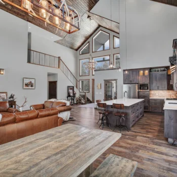 Drop-Tine Ranch open concept main living areas