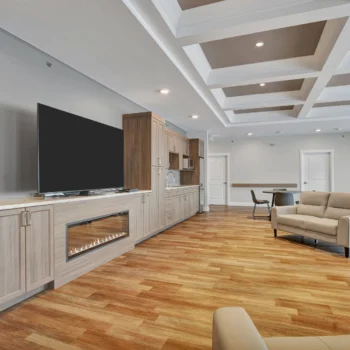 St. Brieux Manor TV room