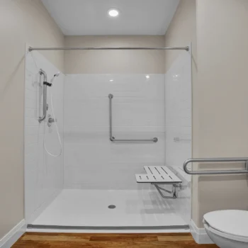 St. Brieux Manor accessible shower