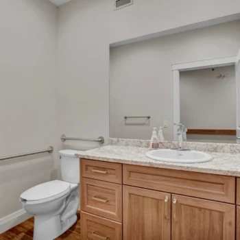 St. Brieux Manor accessible washroom
