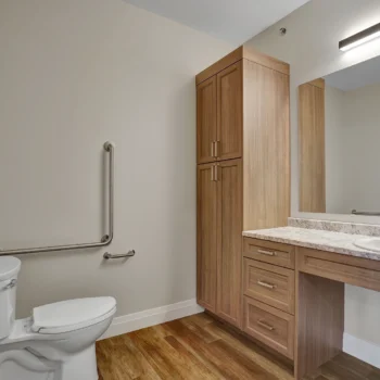 St. Brieux Manor fully accessible washroom