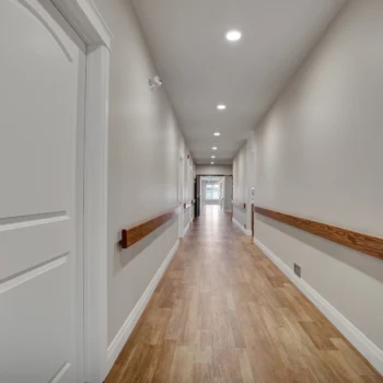 St. Brieux Manor hallway