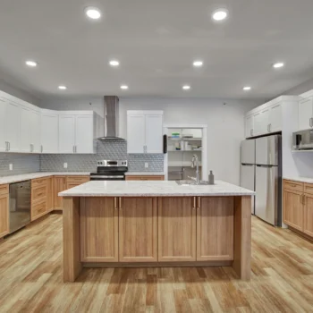 St. Brieux Manor kitchen island