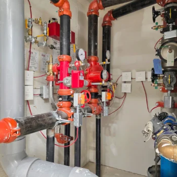 St. Brieux Manor piping