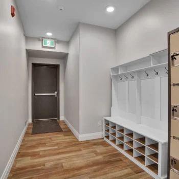 St. Brieux Manor staff entrance area